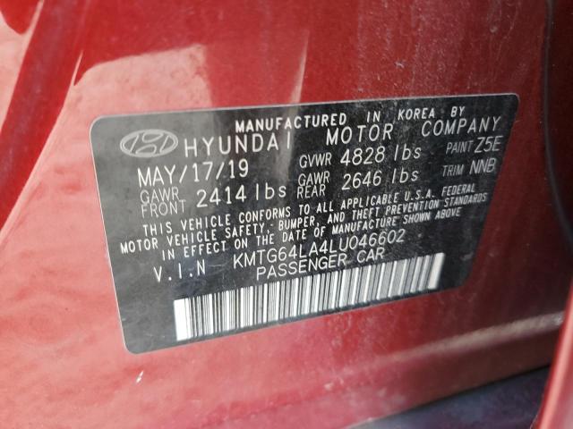 2020 GENESIS G70 KMTG64LA4LU046602