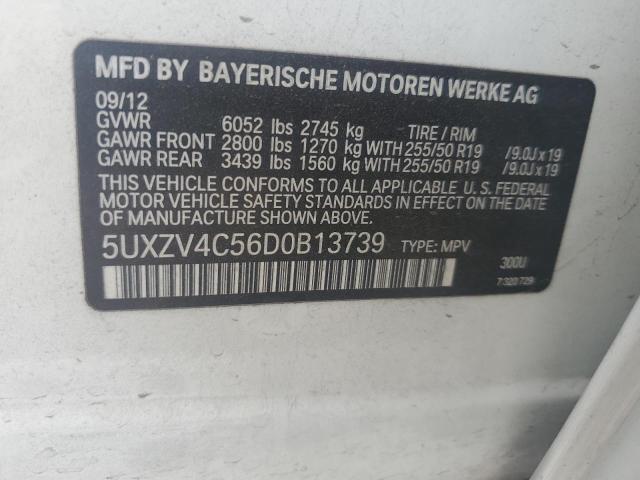 VIN 5UXZV4C56D0B13739 2013 BMW X5, Xdrive35I no.12