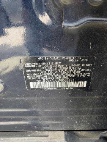 2021 SUBARU FORESTER S - JF2SKALC5MH516121