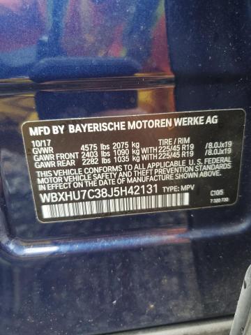 VIN WBXHU7C38J5H42131 2018 BMW X1, Sdrive28I no.14