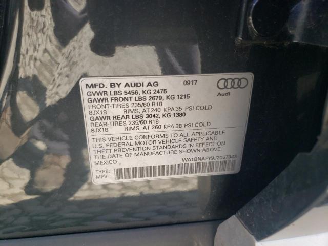 VIN WA1BNAFY9J2057343 2018 Audi Q5, Premium Plus no.13