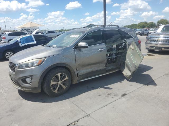 KIA SORENTO EX 2016 gray  gas 5XYPH4A55GG105999 photo #1