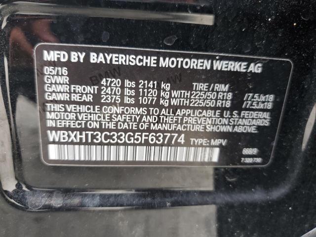 VIN WBXHT3C33G5F63774 2016 BMW X1, Xdrive28I no.13