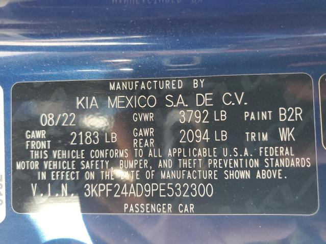 VIN 3KPF24AD9PE532300 2023 KIA Forte, LX no.13