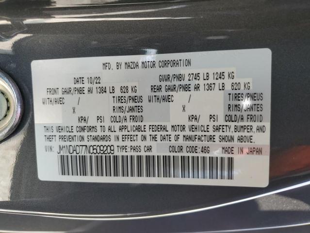 2022 MAZDA MX-5 MIATA - JM1NDAD77N0509209