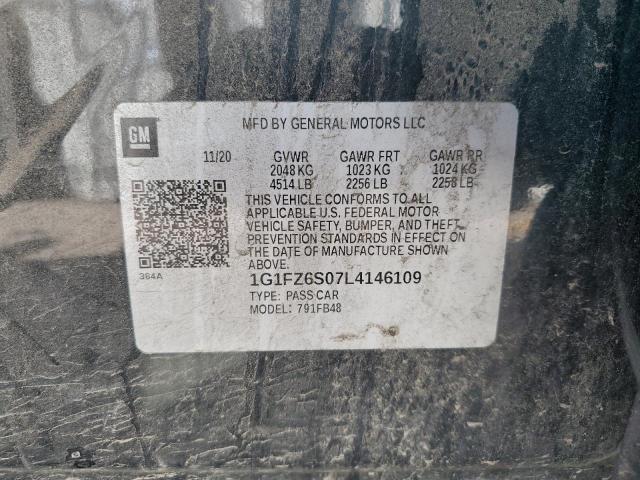 2020 CHEVROLET BOLT EV PR - 1G1FZ6S07L4146109