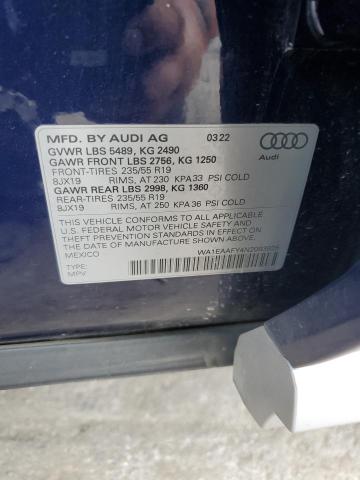 2022 AUDI Q5 PREMIUM - WA1EAAFY4N2093925