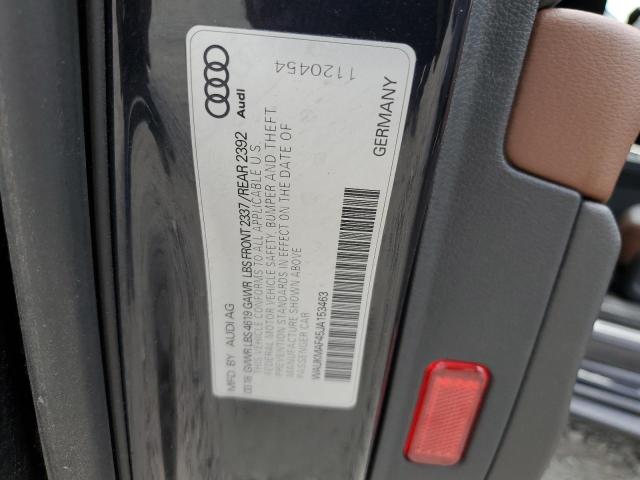 2018 AUDI A4 PREMIUM - WAUKMAF45JA153463
