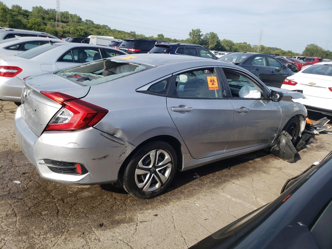 Lot #2952876933 2018 HONDA CIVIC LX