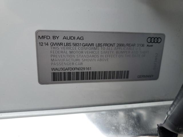 2015 AUDI A8 L QUATT - WAU3GAFD0FN029161