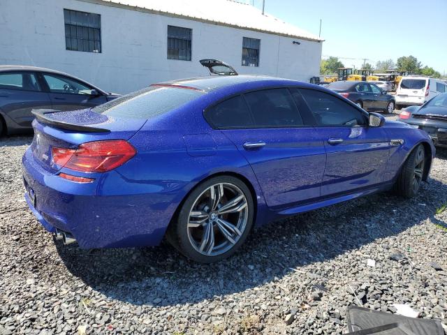 BMW M6 GRAN CO 2016 blue  gas WBS6E9C56GGF92508 photo #4