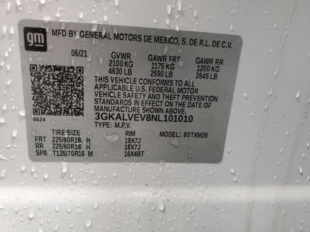 2022 GMC TERRAIN SL - 3GKALVEV8NL101010