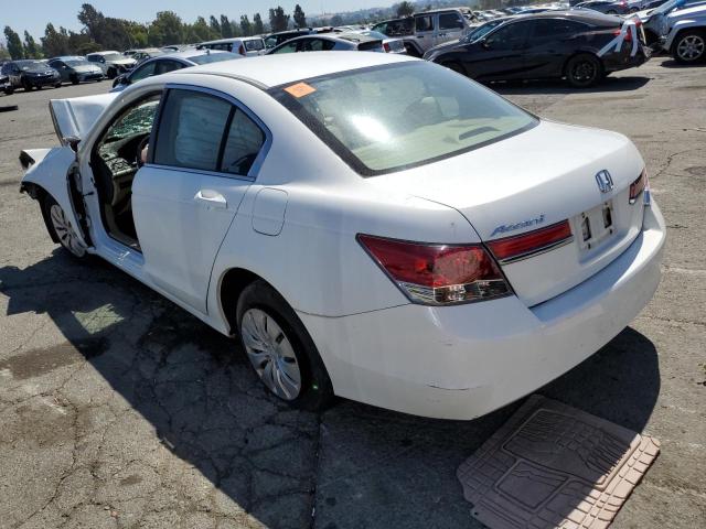 HONDA ACCORD LX 2012 white  gas 1HGCP2F37CA190059 photo #3