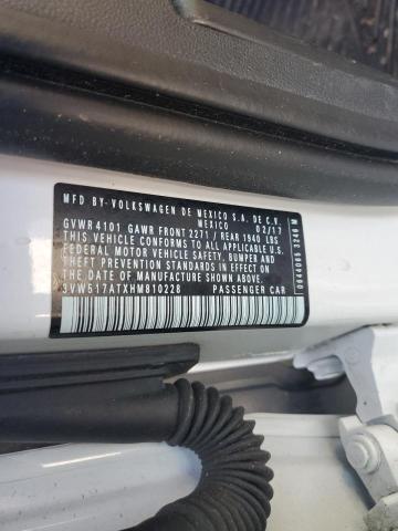 2017 VOLKSWAGEN BEETLE S/S - 3VW517ATXHM810228