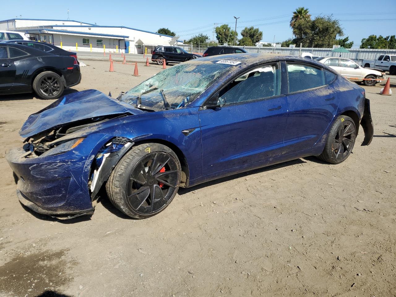 Lot #2991421890 2024 TESLA MODEL 3