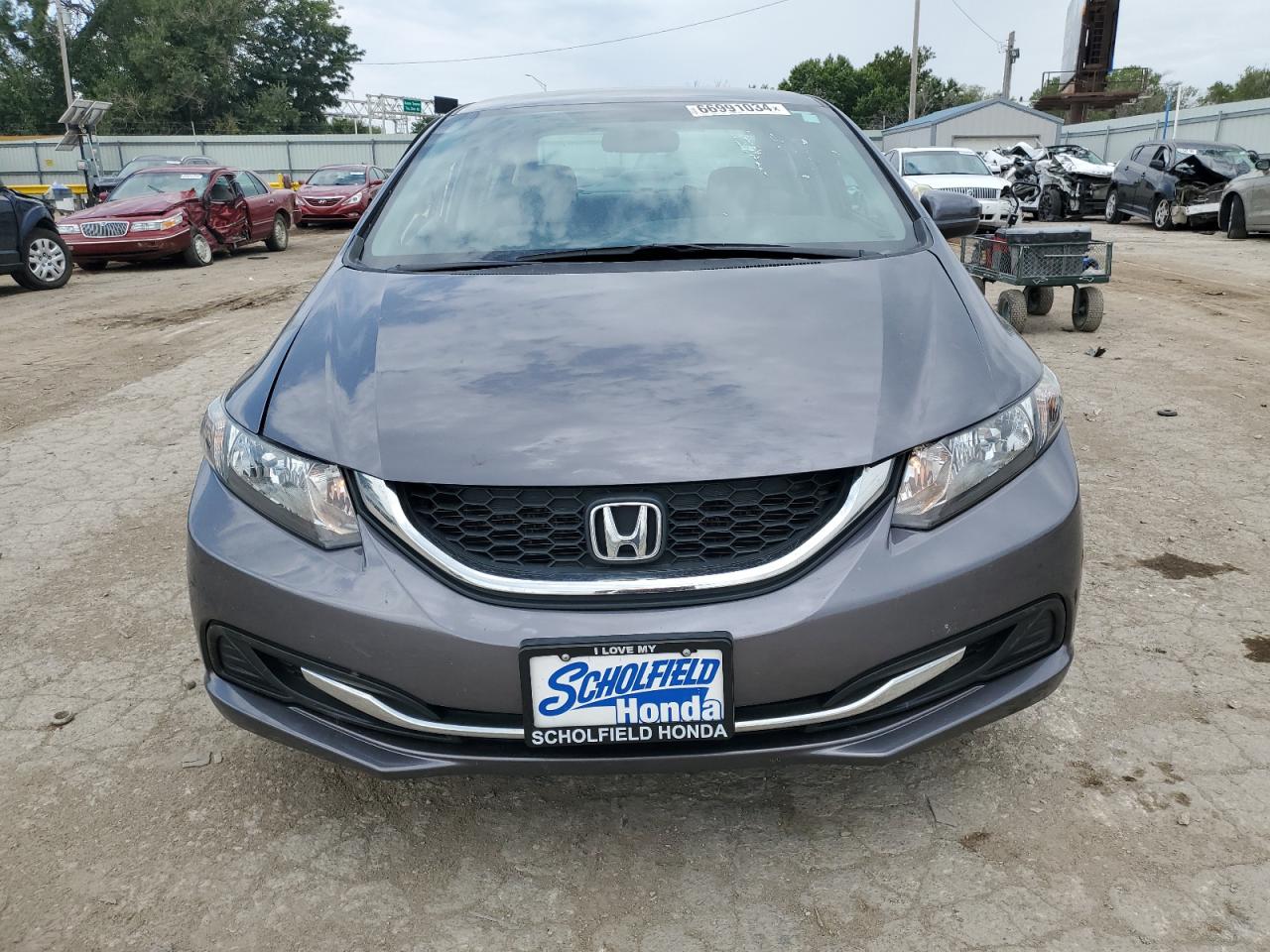 Lot #2776533165 2015 HONDA CIVIC LX