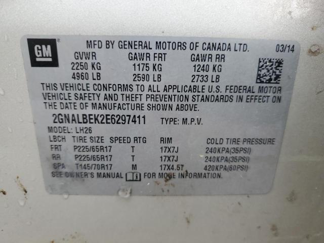 VIN 2GNALBEK2E6297411 2014 CHEVROLET EQUINOX no.13