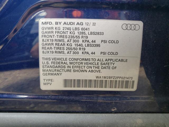 VIN WA1M2BFZ2PP021473 2023 Audi Q4, Prestige no.13