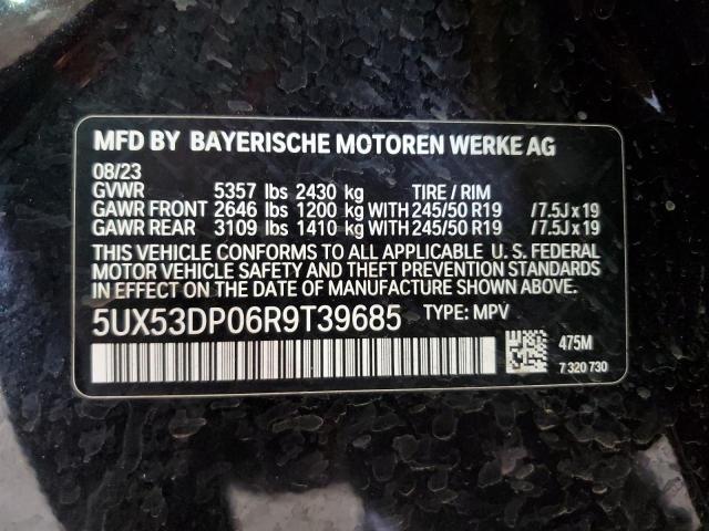 VIN 5UX53DP06R9T39685 2024 BMW X3, Xdrive30I no.13