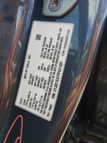2023 TESLA MODEL 3 - 5YJ3E1EA7PF541497