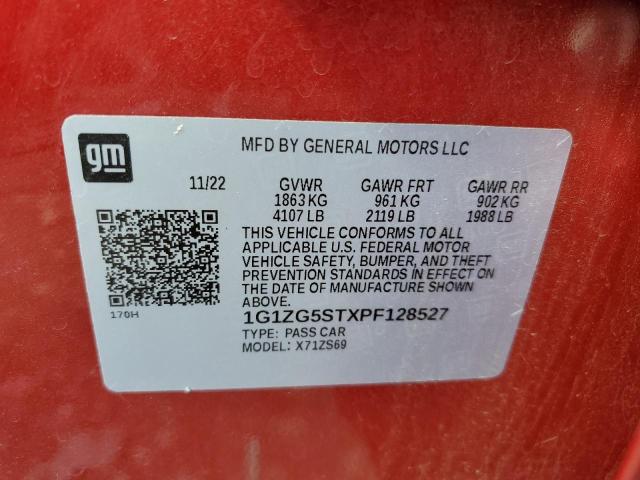 2023 CHEVROLET MALIBU RS - 1G1ZG5STXPF128527