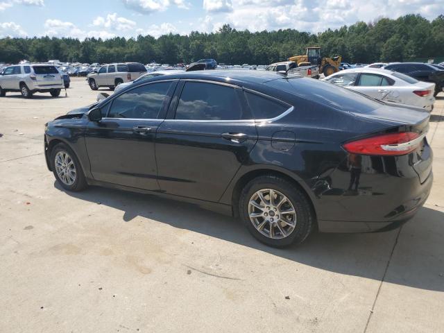 FORD FUSION S 2017 black sedan 4d gas 3FA6P0G72HR391629 photo #3