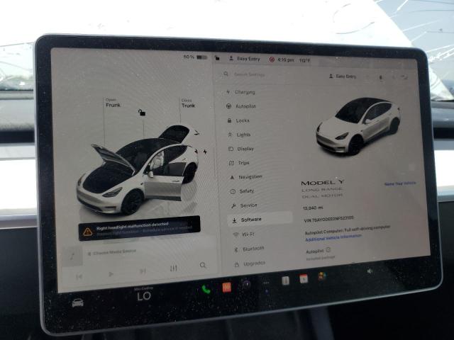2022 TESLA MODEL Y - 7SAYGDEE0NF523105