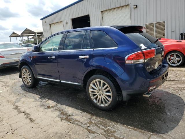 LINCOLN MKX 2011 blue  gas 2LMDJ6JK0BBJ12753 photo #3