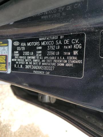 2019 KIA FORTE FE - 3KPF24AD6KE083327