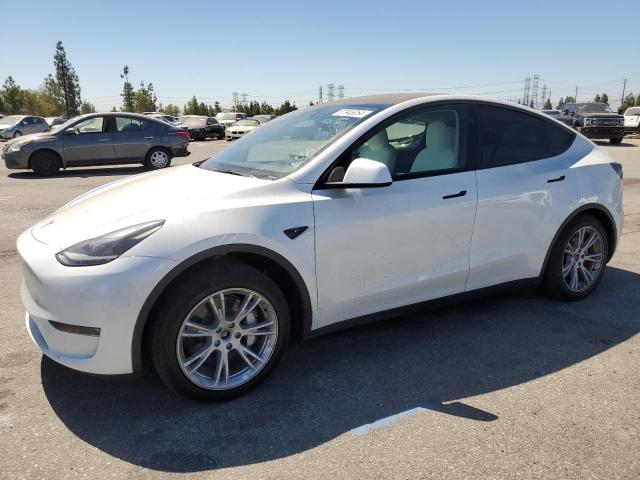 TESLA MODEL Y 2024 white  electric 7SAYGAEE8RF045181 photo #1