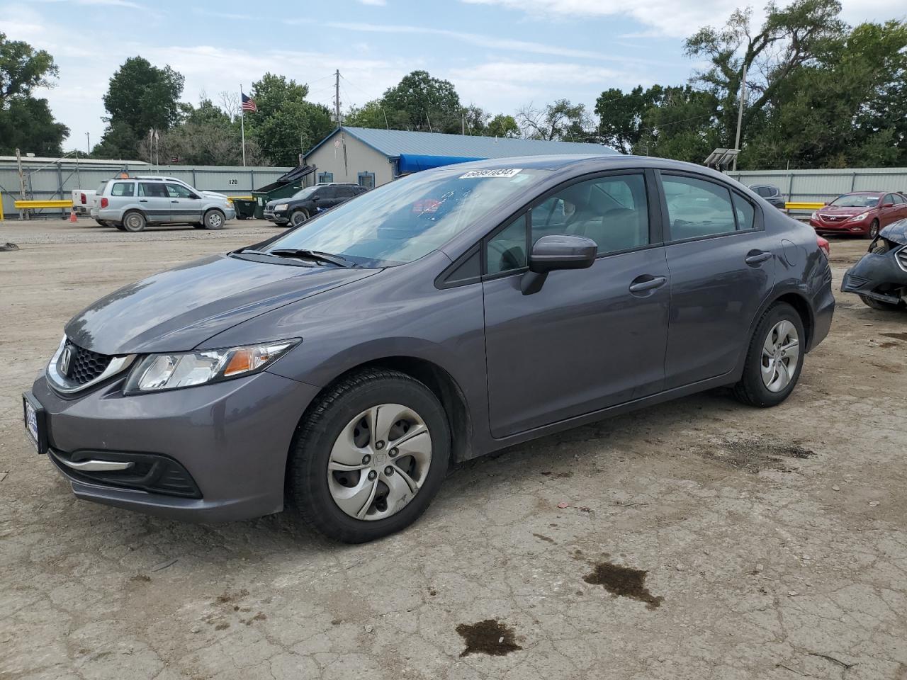 Lot #2776533165 2015 HONDA CIVIC LX