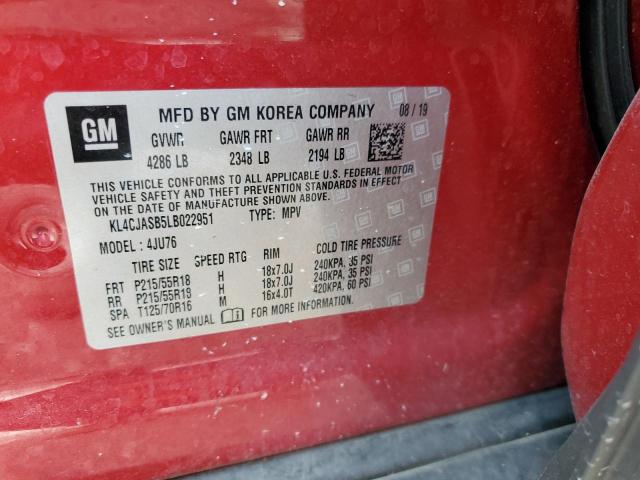 2020 BUICK ENCORE PRE - KL4CJASB5LB022951