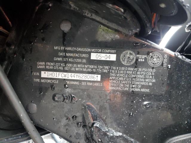 2004 HARLEY-DAVIDSON FLHTCUI 1HD1FCW144Y628086