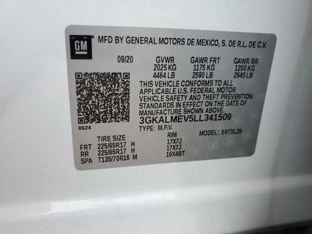 2020 GMC TERRAIN SL - 3GKALMEV5LL341509