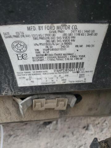 2016 FORD TAURUS LIM - 1FAHP2J85GG112511