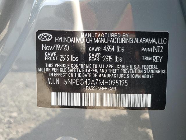 2021 HYUNDAI SONATA SE - 5NPEG4JA7MH095195