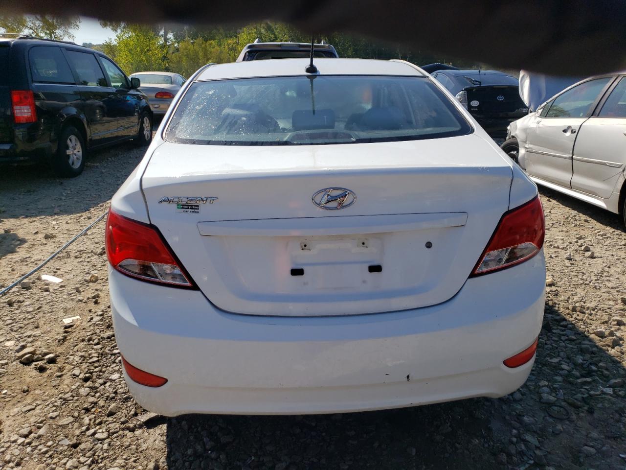 Lot #2886276662 2015 HYUNDAI ACCENT GLS