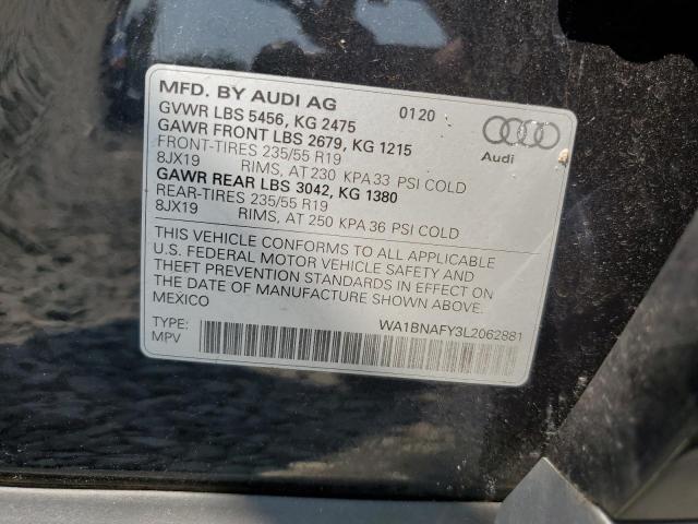 VIN WA1BNAFY3L2062881 2020 Audi Q5, Premium Plus no.13