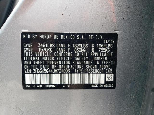 2018 HONDA FIT LX - 3HGGK5G44JM724093