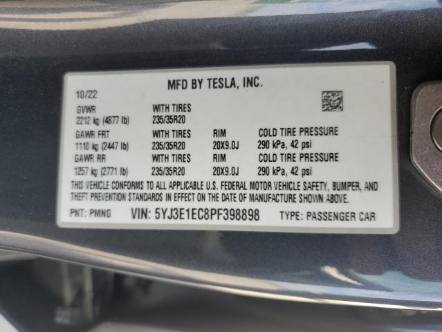 2023 TESLA MODEL 3 - 5YJ3E1EC8PF398898