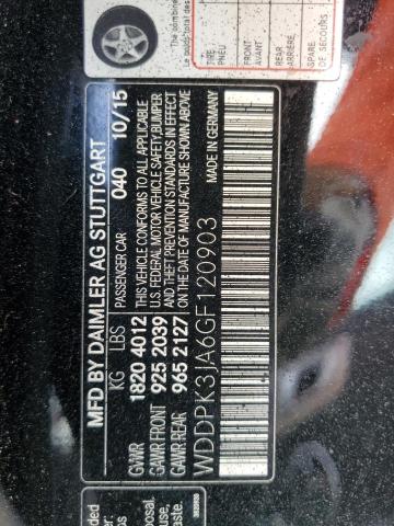 2016 MERCEDES-BENZ SLK 300 WDDPK3JA6GF120903