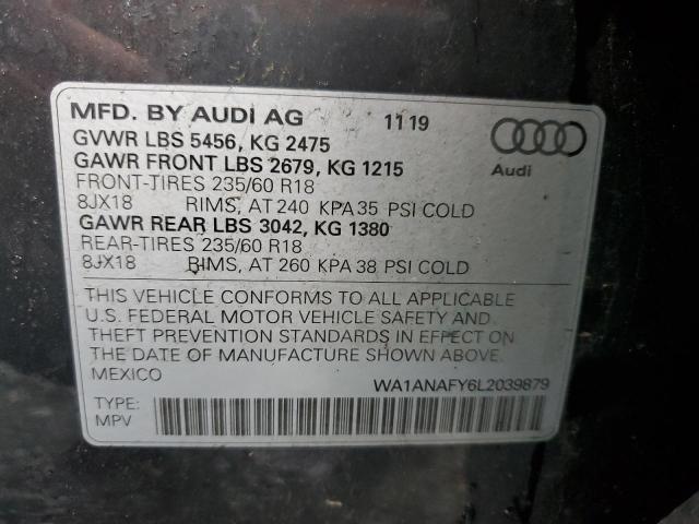 VIN WA1ANAFY6L2039879 2020 Audi Q5, Premium no.13