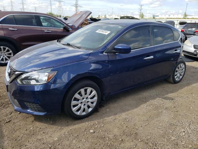 NISSAN SENTRA S 2019 blue  gas 3N1AB7AP0KY271462 photo #1