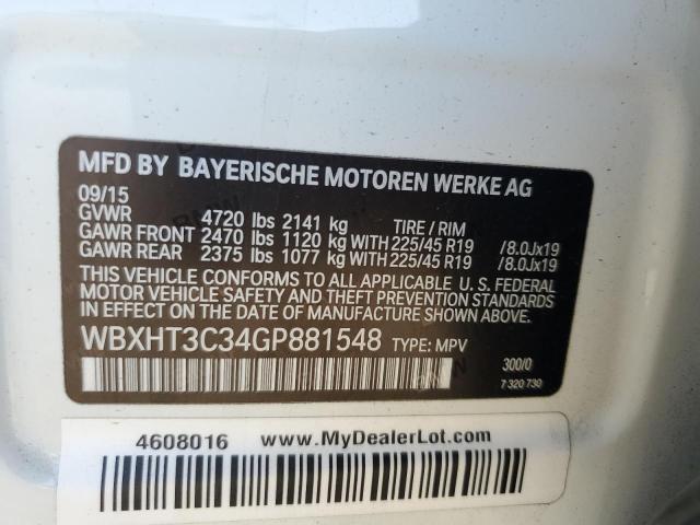 VIN WBXHT3C34GP881548 2016 BMW X1, Xdrive28I no.13