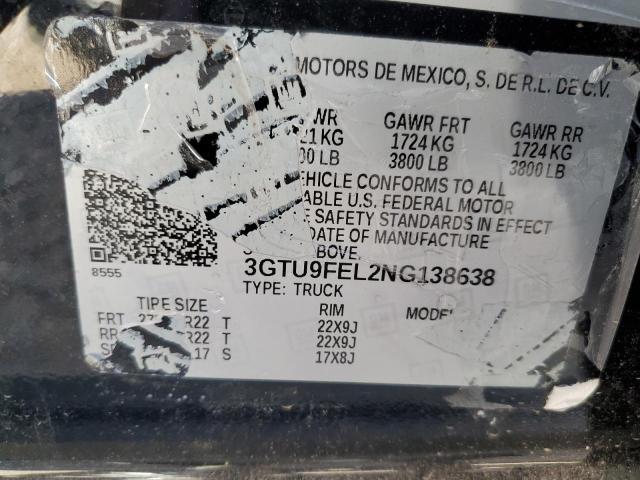 2022 GMC SIERRA LIM - 3GTU9FEL2NG138638