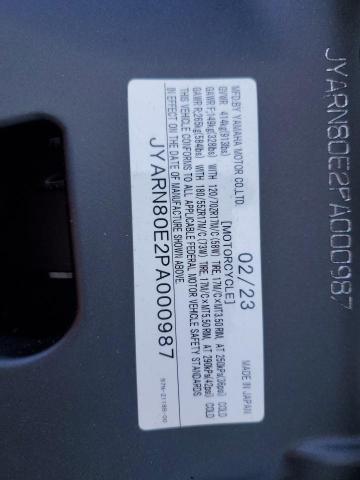 2023 YAMAHA MTM890 - JYARN80E2PA000987