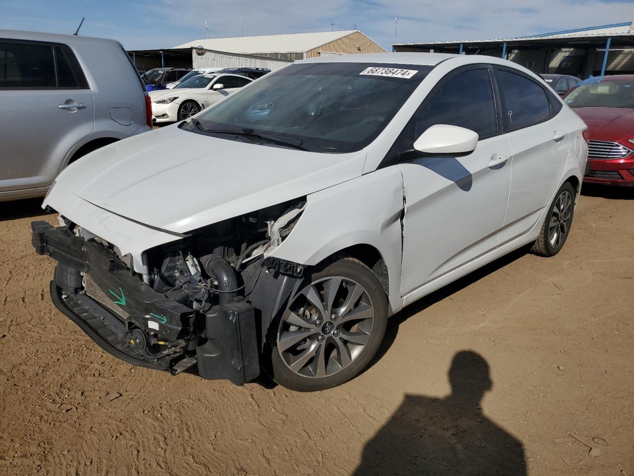 Lot #2886418906 2017 HYUNDAI ACCENT SE