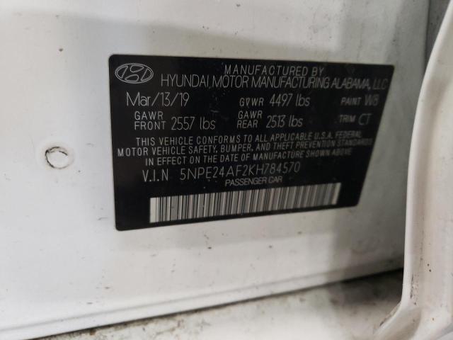 2019 HYUNDAI SONATA SE - 5NPE24AF2KH784570