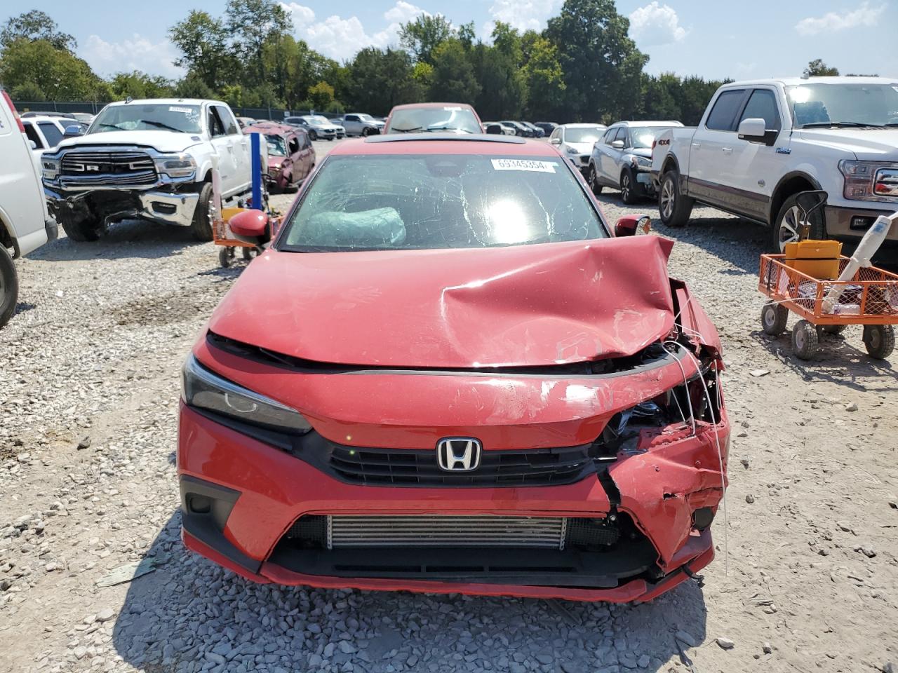 Lot #2945364452 2022 HONDA CIVIC EX