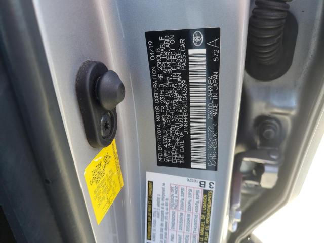 2019 TOYOTA C-HR XLE - JTNKHMBX6K1043639